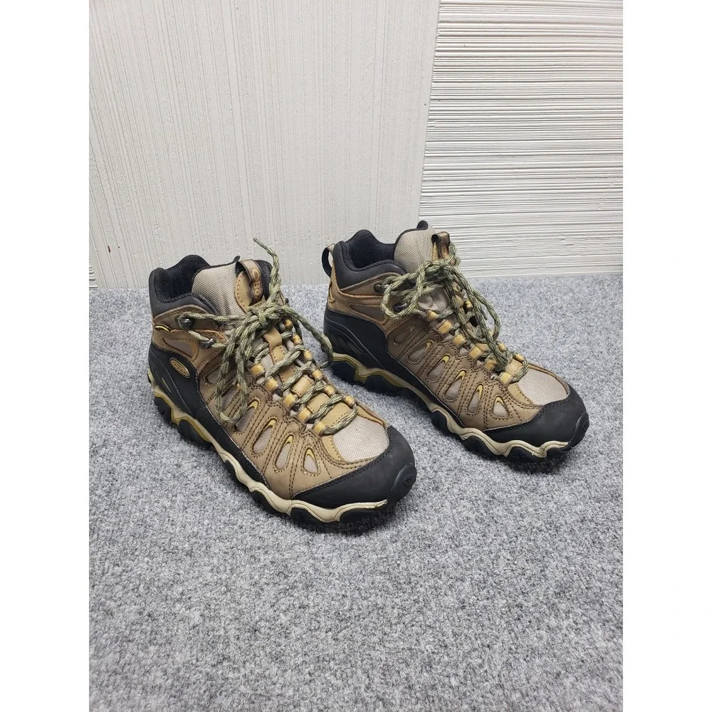Oboz Sawtooth II Mid B-Dry Men Boots 8 Brown Lace Up Waterproof Hiking Shoes